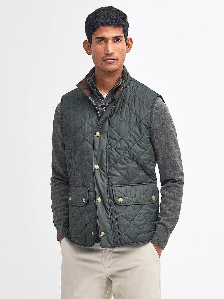 BARBOUR | Steppgilet LOWERDALE | Olive