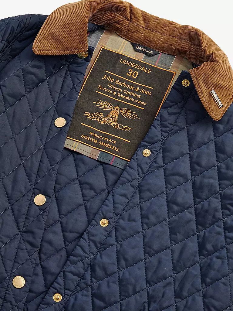 BARBOUR | Steppjacke MODERN LIDDESDALE | Bleu foncé