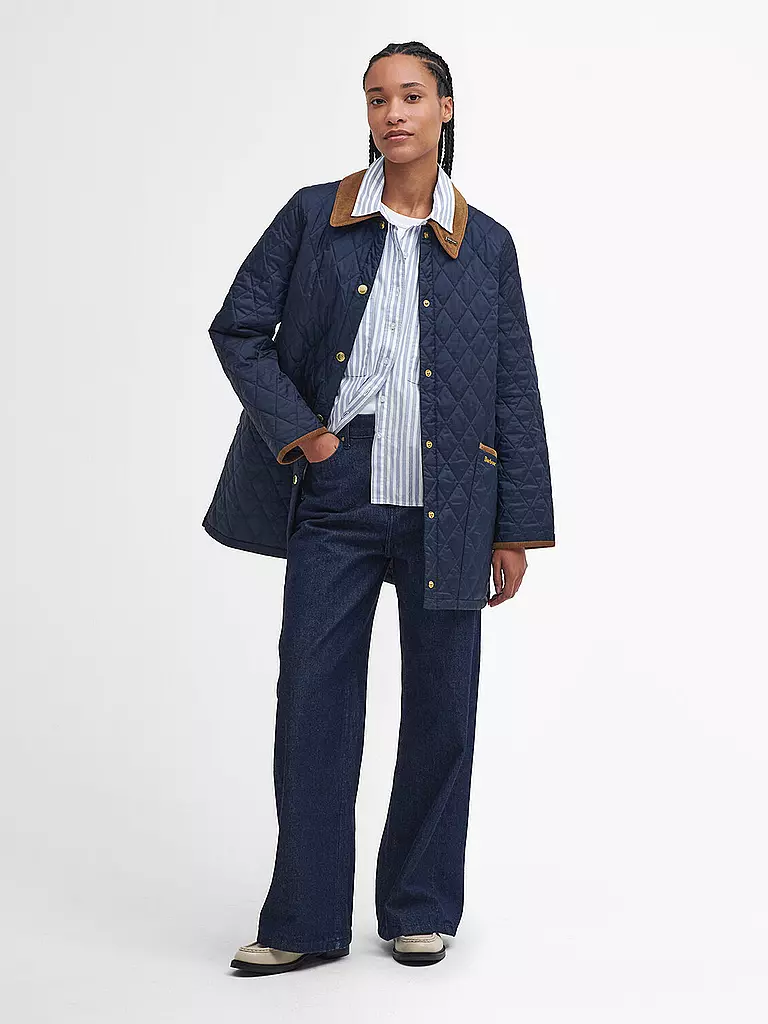 BARBOUR | Steppjacke MODERN LIDDESDALE | Bleu foncé