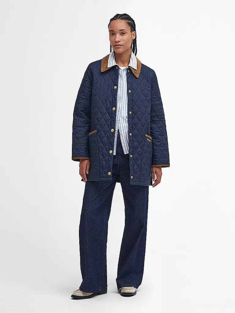 BARBOUR | Steppjacke MODERN LIDDESDALE | Bleu foncé