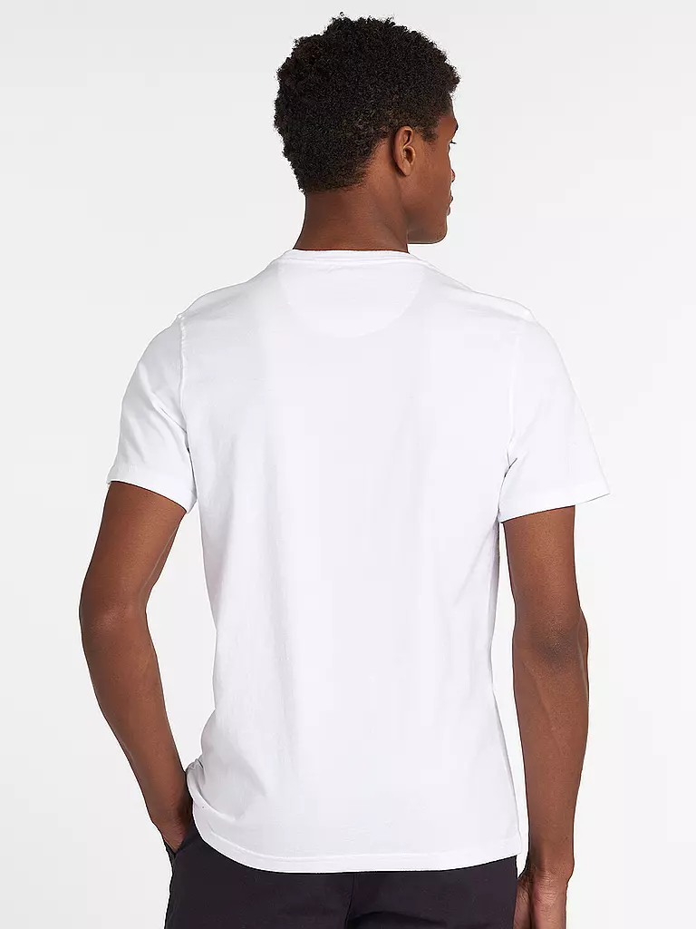 BARBOUR | T-shirt coupe regular | weiss