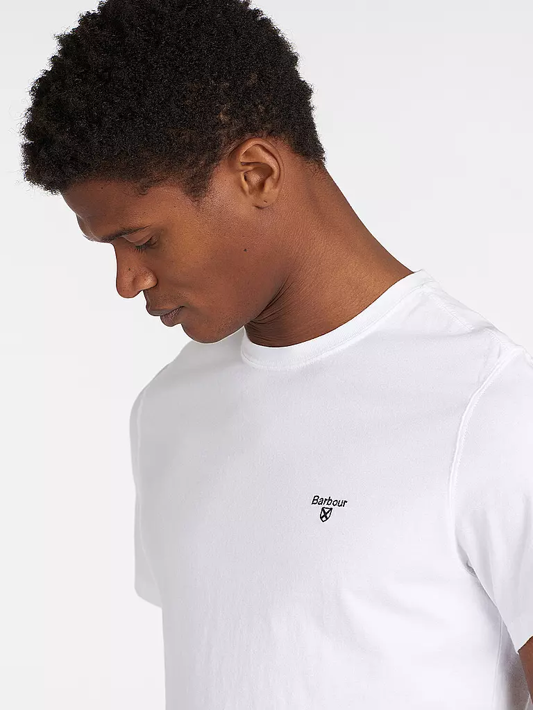 BARBOUR | T-shirt coupe regular | weiss