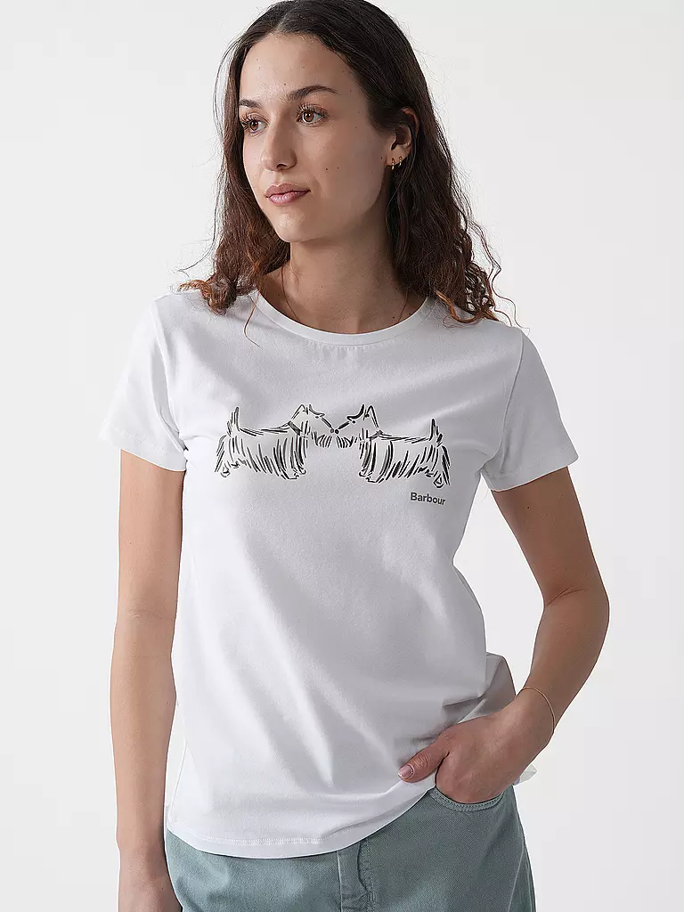 BARBOUR | T-Shirt HIGHLANDS | Blanc