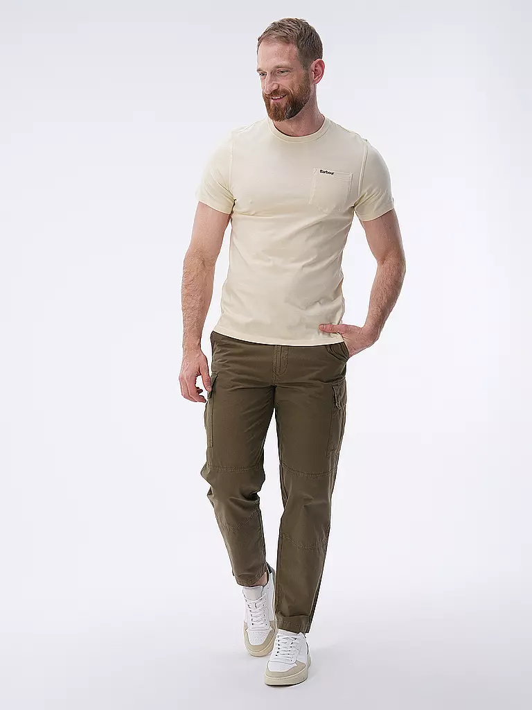BARBOUR | T-Shirt LANGDON | Crème