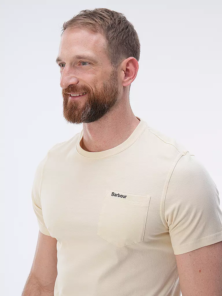 BARBOUR | T-Shirt LANGDON | Crème