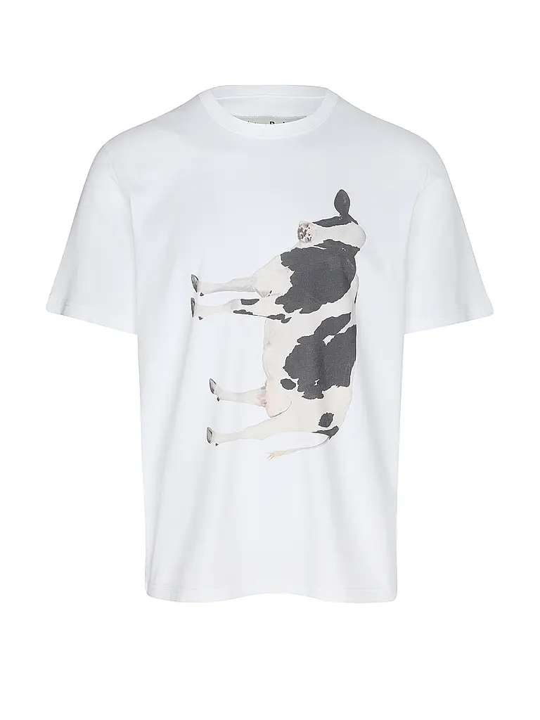 BARBOUR | T-shirt Paul Smith loves Barbour | Blanc