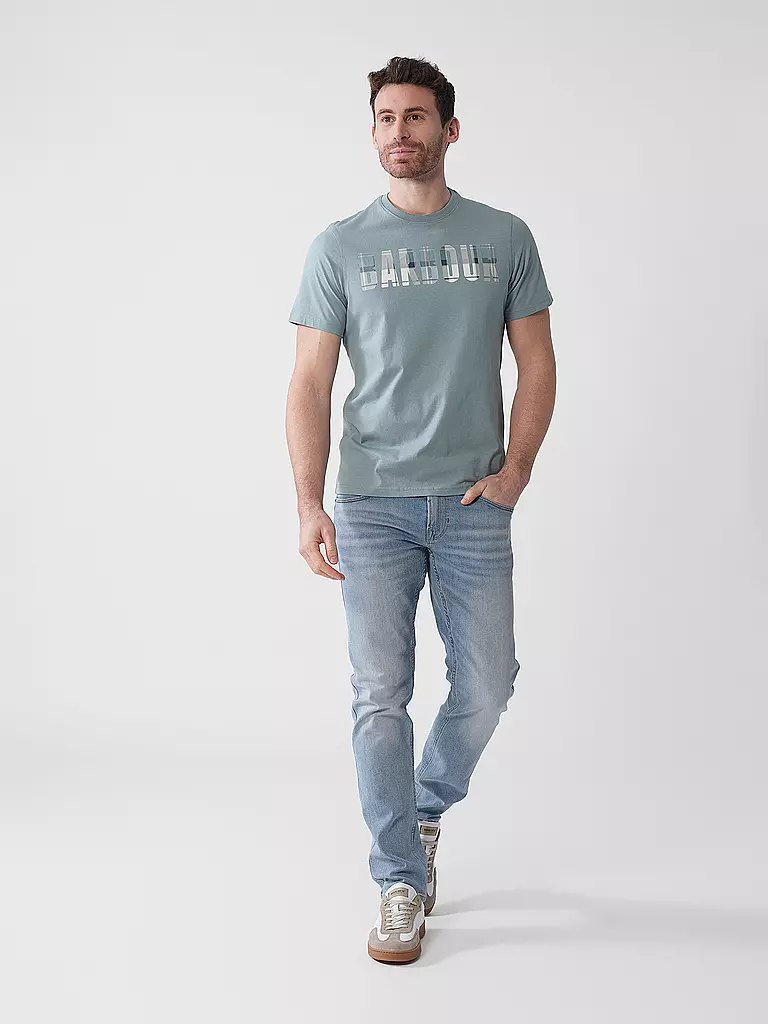 BARBOUR | T-shirt THURNFORD | blau