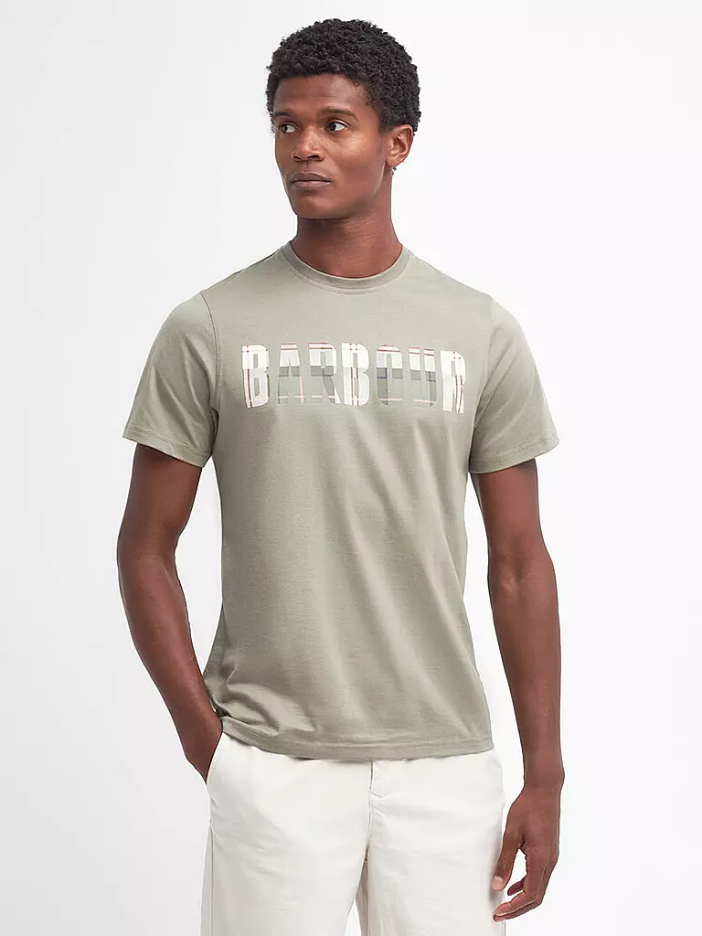 BARBOUR | T-Shirt THURNFORD | Vert clair