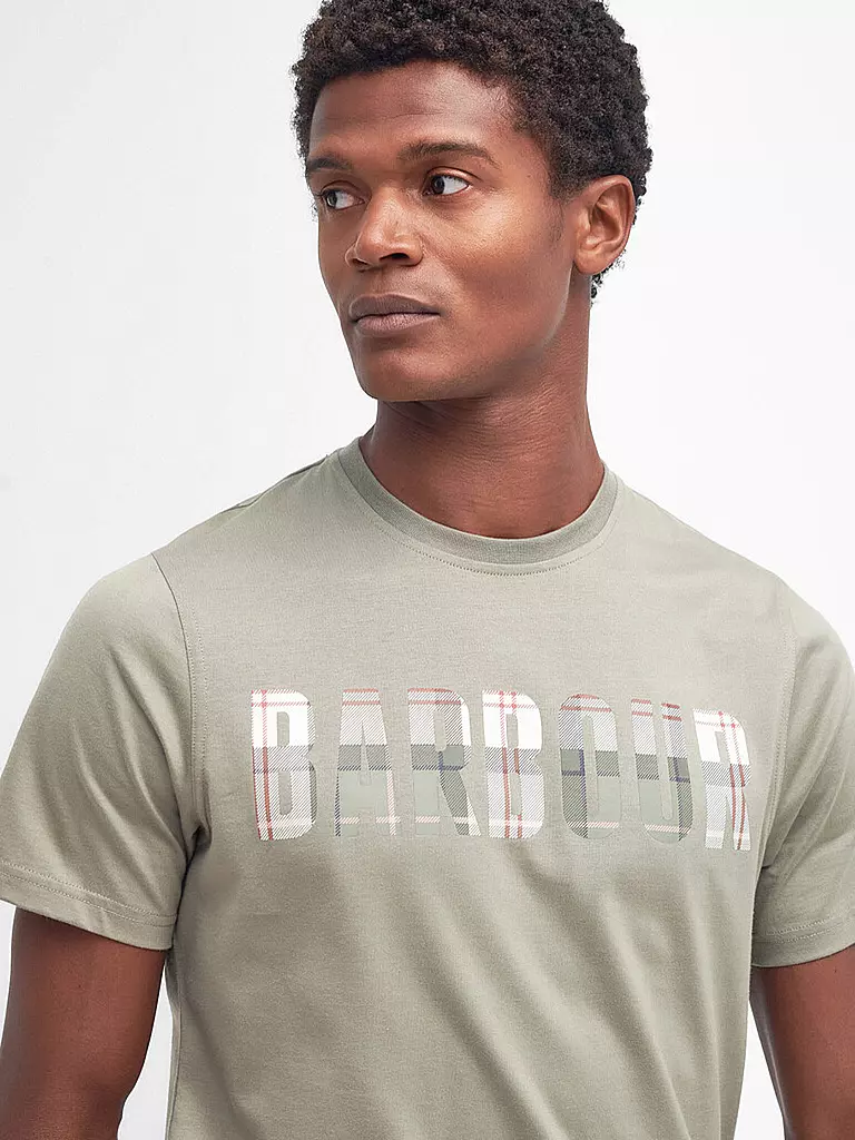 BARBOUR | T-Shirt THURNFORD | Vert clair