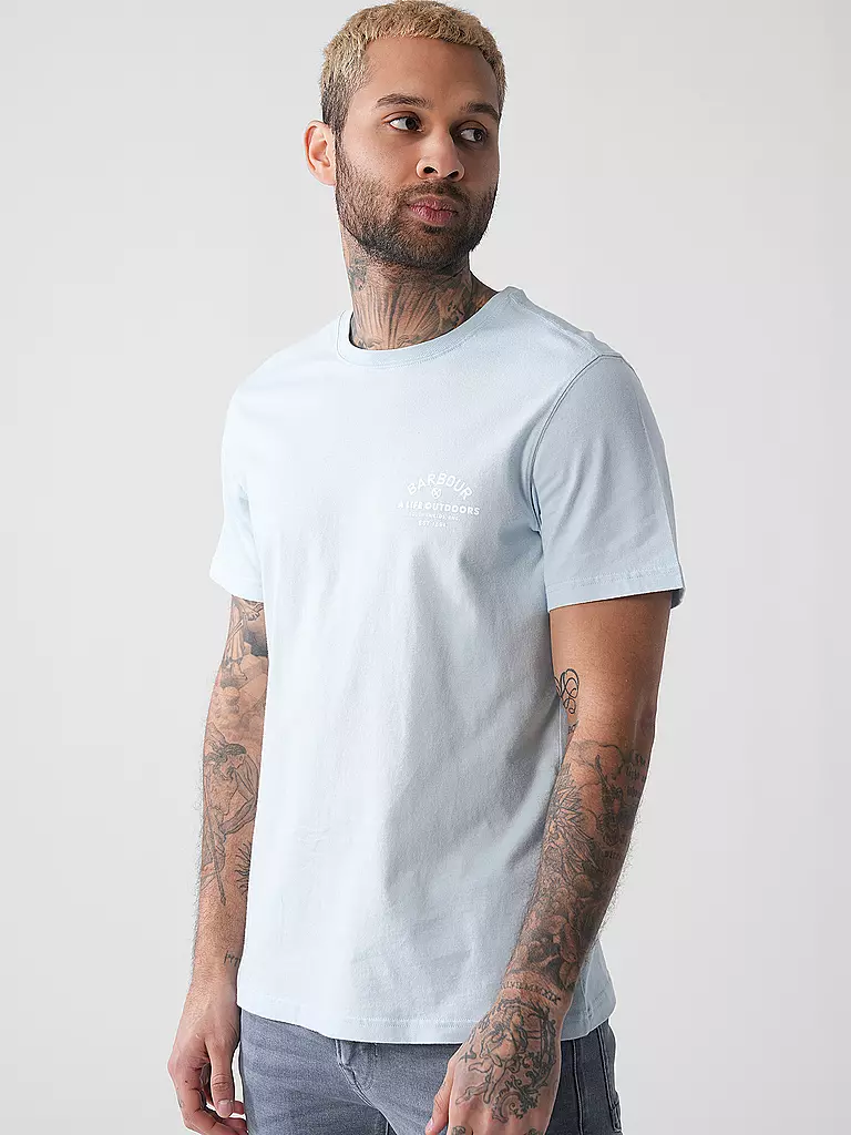 BARBOUR | T-shirt | hellblau