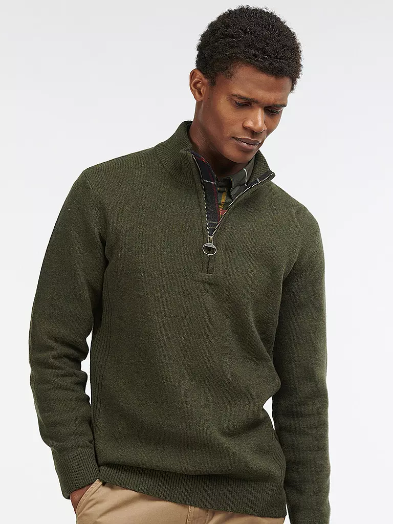 BARBOUR | Troyer Pullover HOLDIN  | Olive