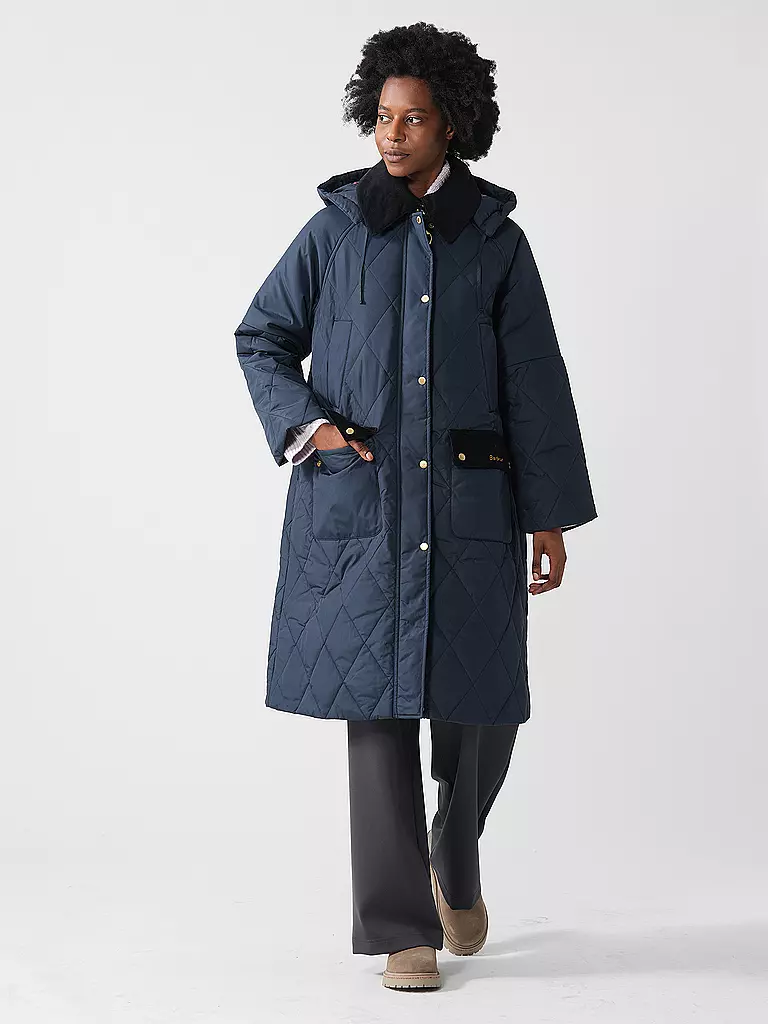 BARBOUR | Veste matelassée COOKSTON | Bleu foncé