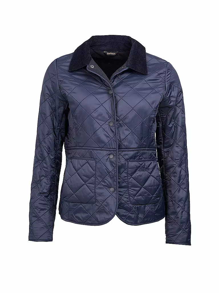BARBOUR | Veste matelassée DEVERON POLARQUILT | Bleu foncé