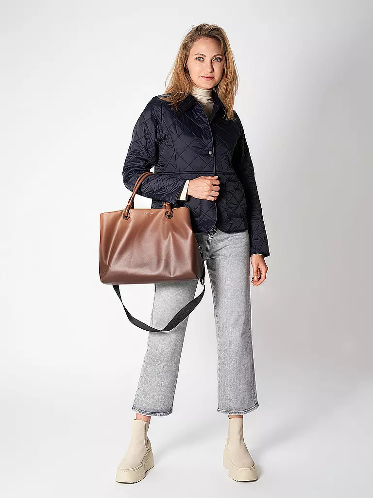 BARBOUR | Veste matelassée DEVERON POLARQUILT | Bleu foncé