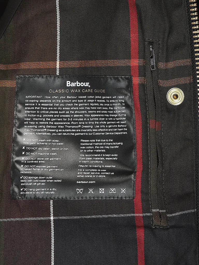BARBOUR | Veste matelassée légère BEADNELL WAX JACKET | 
