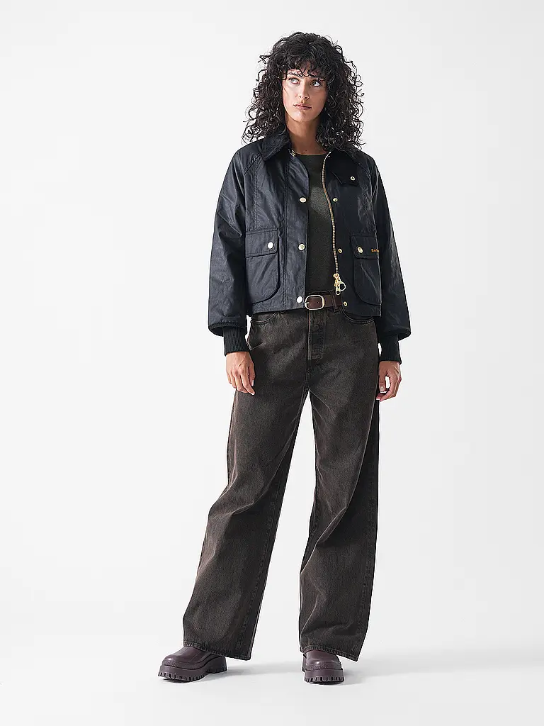 BARBOUR | Veste matelassée légère BEADNELL WAX JACKET | Noir