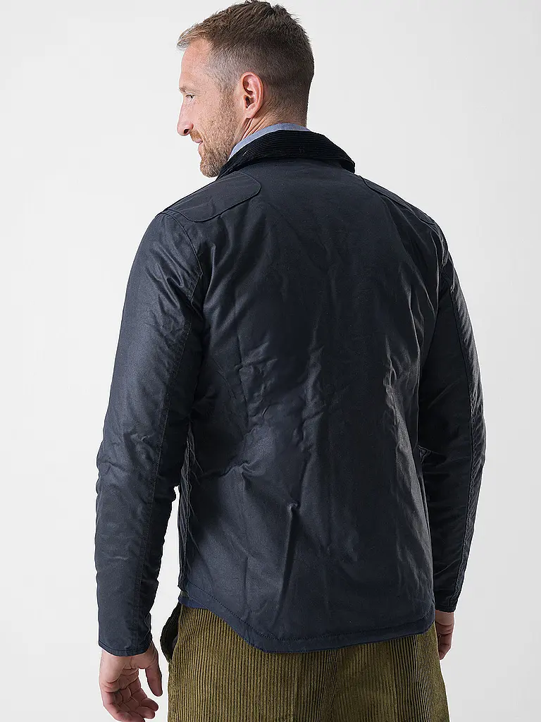 BARBOUR | Veste REELIN WAX | dunkelblau
