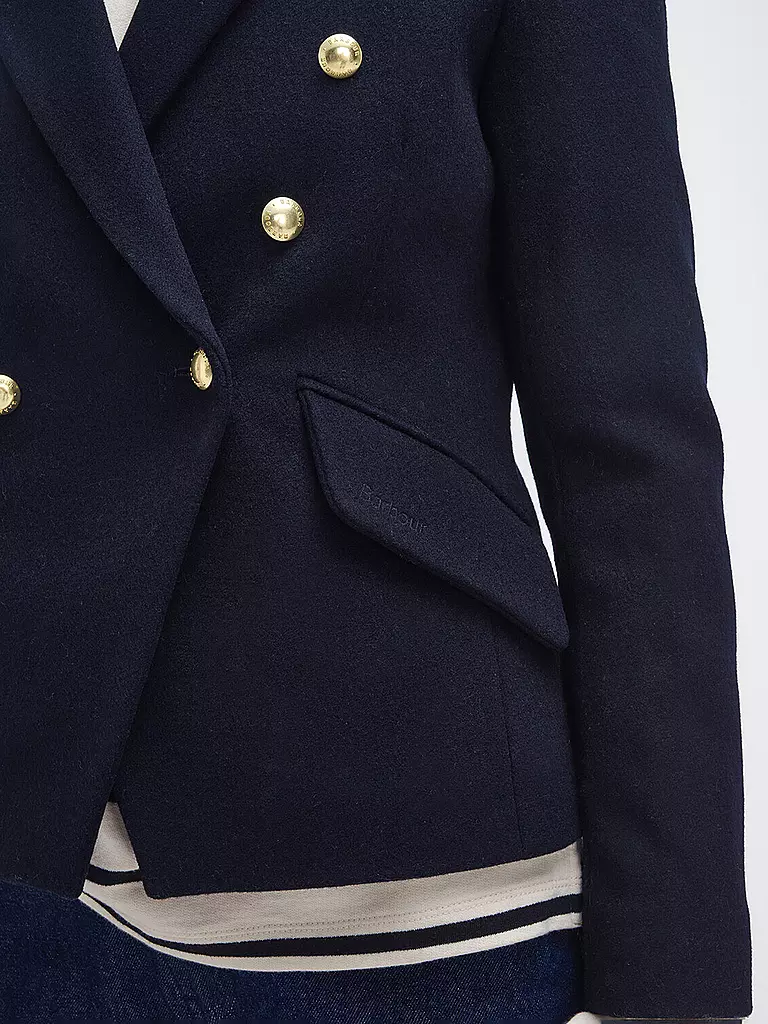 BARBOUR | Wollblazer DARLY MILITARY  | Bleu foncé