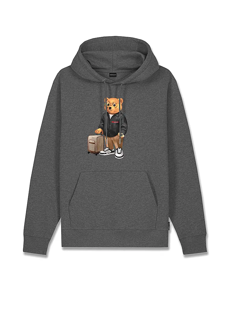 BARON FILOU | Sweat à capuche - Hoodie THE JETSET TRAVELER | grau