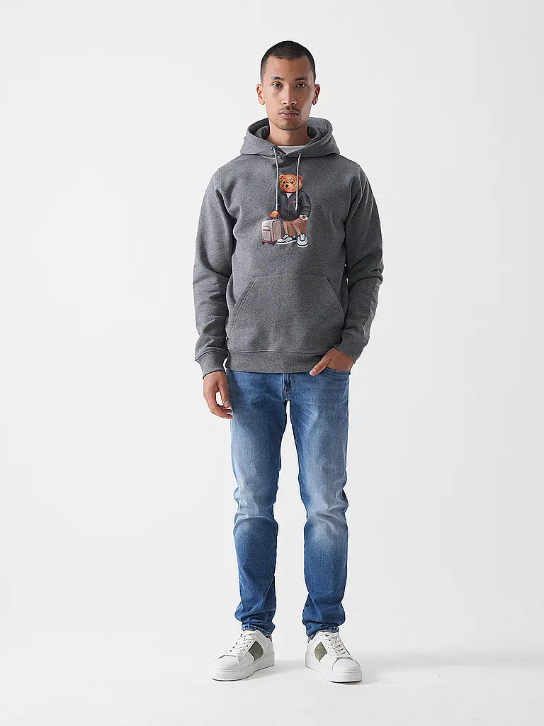 BARON FILOU | Sweat à capuche - Hoodie THE JETSET TRAVELER | grau