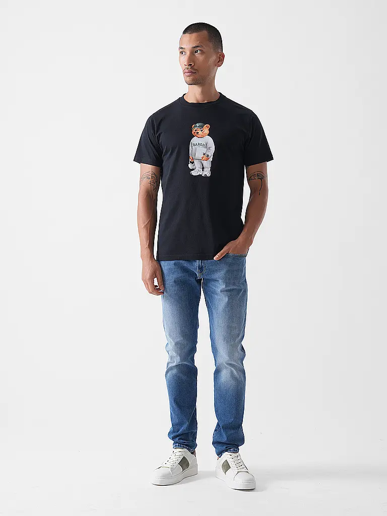 BARON FILOU | T-Shirt THE COLLEGE STUDENT | schwarz