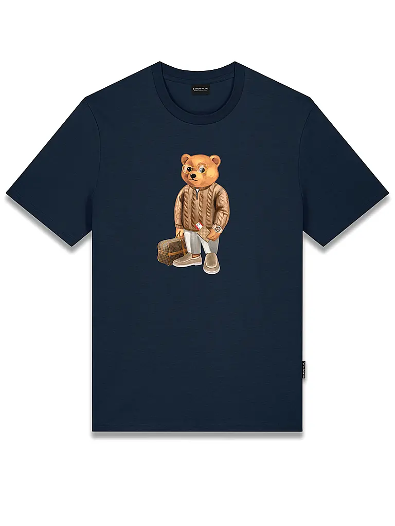 BARON FILOU | T-Shirt THE FIRST CLASS FLYER | blau