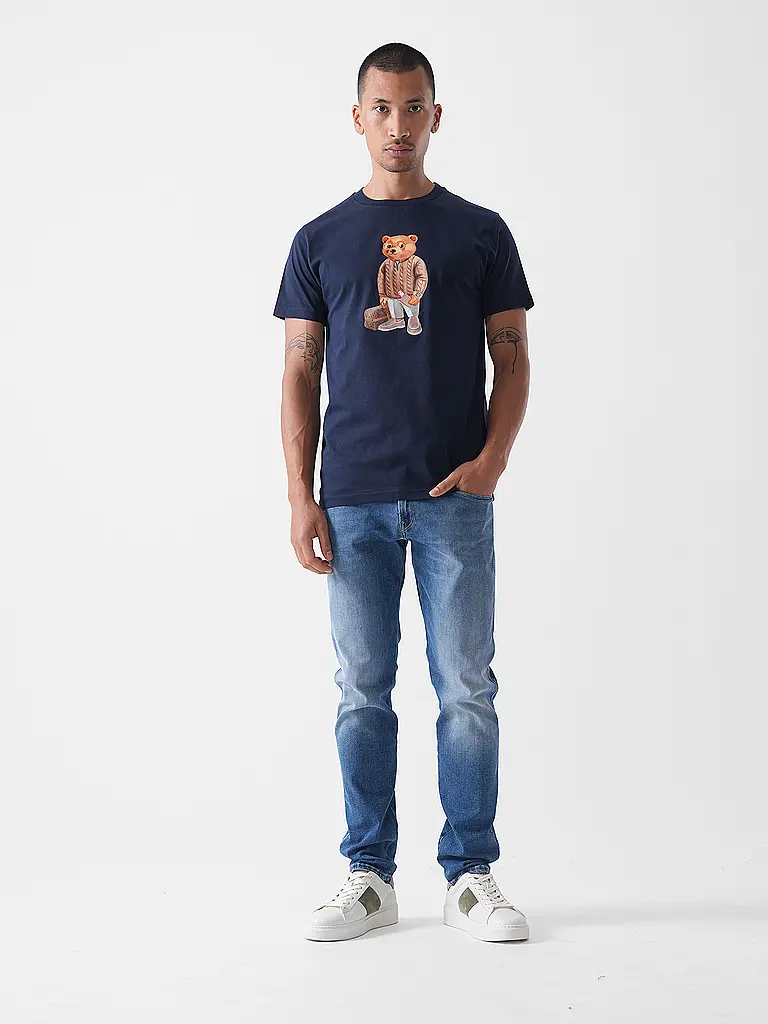 BARON FILOU | T-Shirt THE FIRST CLASS FLYER | blau