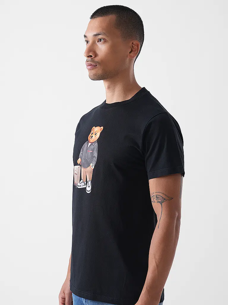 BARON FILOU | T-Shirt THE JETSET TRAVELER | schwarz