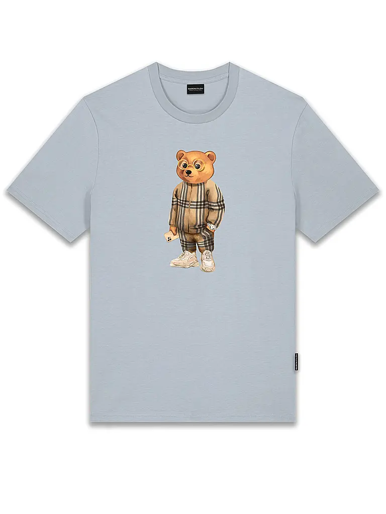 BARON FILOU | T-Shirt THE TRACKSUIT ICON | hellblau