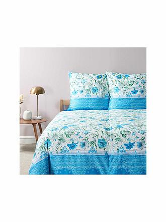 BASSETTI | Linge de lit en satin CASABLANCA 70x90cm/140x200cm Bleu