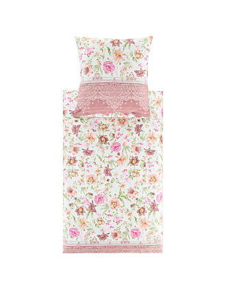 BASSETTI | Parure de lit en satin CASABLANCA 70x90cm/140x200cm Vieux rose