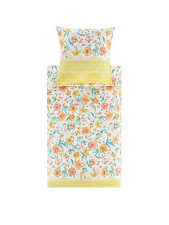 BASSETTI | Linge de lit en satin CASABLANCA 70x90cm/140x200cm Jaune