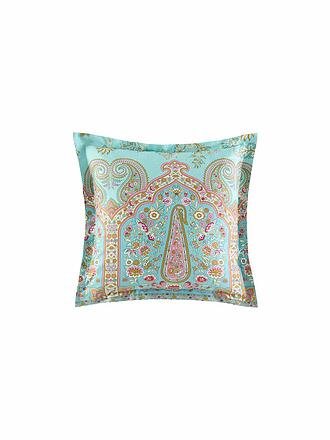 BASSETTI | Housse de coussin INDIAN ROSES 50x50cm Menthe