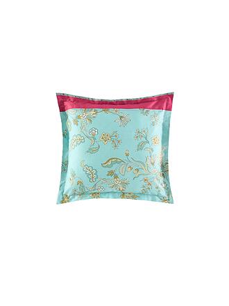 BASSETTI | Housse de coussin INDIAN ROSES 50x50cm Menthe