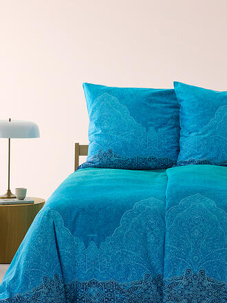 BASSETTI | Linge de lit en satin DOLCEACQUA 70x90cm/140x200cm Bleu