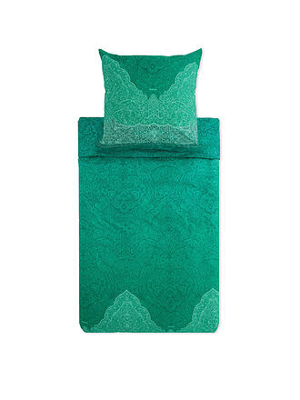 BASSETTI | Linge de lit en satin DOLCEACQUA 70x90cm/140x200cm Vert