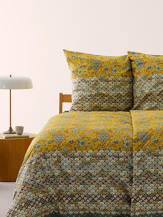 BASSETTI | Linge de lit en satin TIGULLIO 70x90cm/140x200cm Jaune