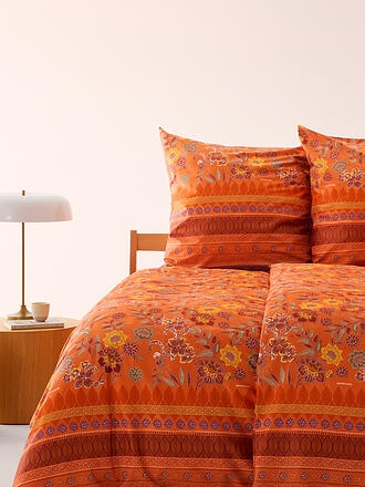 BASSETTI | Linge de lit en satin VARIGOTTI 70x90cm/140x200cm Orange