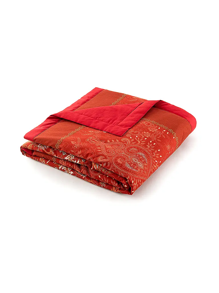 BASSETTI | Couvre-lit - Plaid 135x190cm MONNALISA Rouge | 