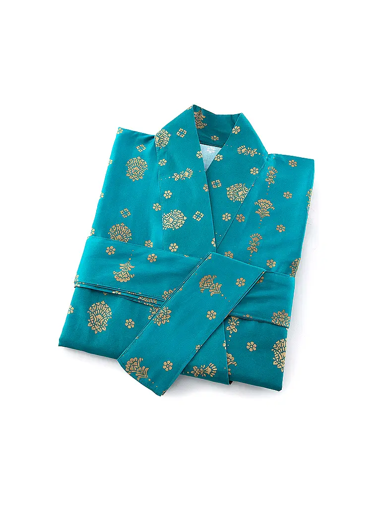 BASSETTI | Kimono Femme GOLD DECOR | Pétrole