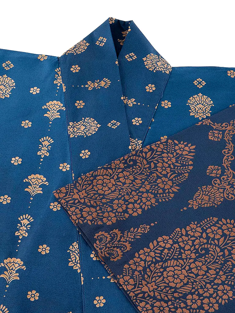 BASSETTI | Kimono Femme GOLD DECOR | Bleu foncé