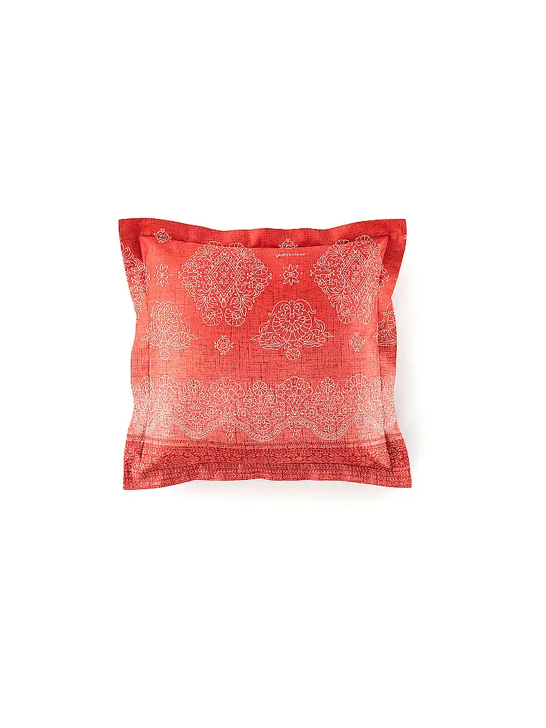 BASSETTI | Linge de lit en satin 2x70x90cm/ 200x200cm KERALA Bordeaux | 