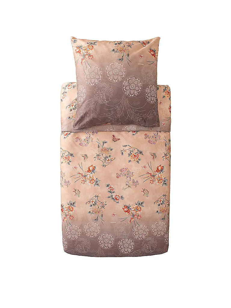 BASSETTI | Linge de lit en satin 70x90cm / 140x200cm ESPERIDI Beige | beige