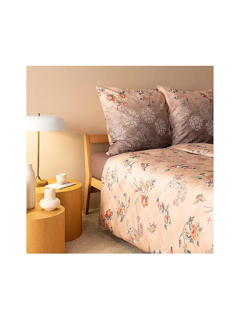BASSETTI | Linge de lit en satin 70x90cm / 140x200cm ESPERIDI Beige | 