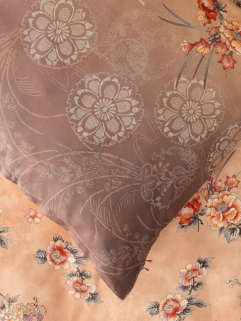 BASSETTI | Linge de lit en satin 70x90cm / 140x200cm ESPERIDI Beige | 