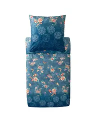 BASSETTI | Linge de lit en satin 70x90cm / 140x200cm ESPERIDI Beige | Bleu