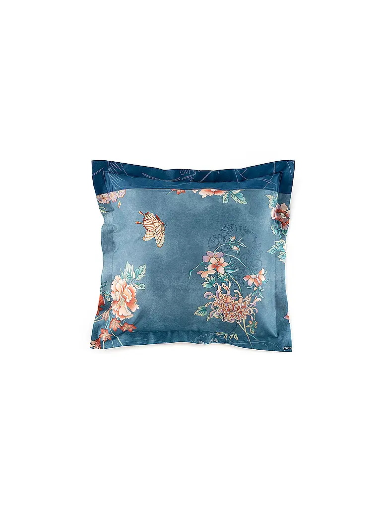 BASSETTI | Linge de lit en satin 70x90cm / 140x200cm ESPERIDI Pétrole | 
