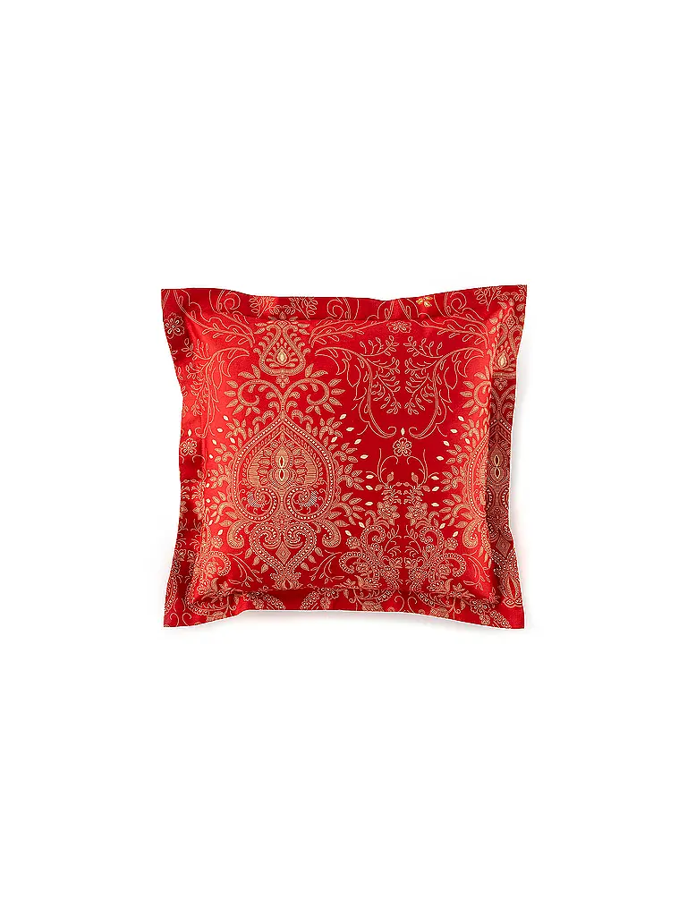 BASSETTI | Linge de lit en satin 70x90cm / 140x200cm MONNALISA Rouge | 