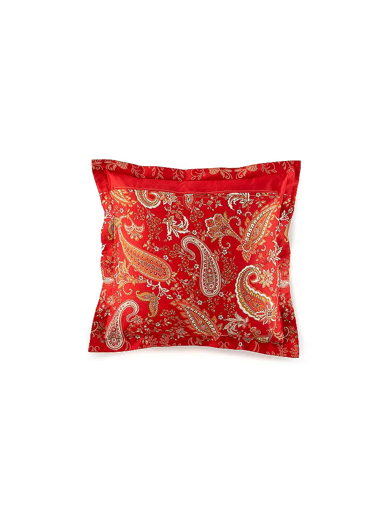 BASSETTI | Linge de lit en satin 70x90cm / 140x200cm MONNALISA Rouge | 