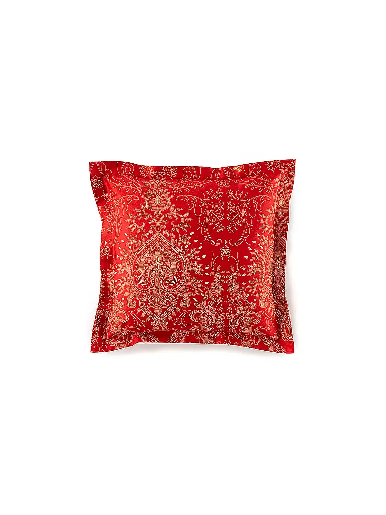 BASSETTI | Linge de lit en satin 70x90cm / 140x220cm MONNALISA Rouge | 